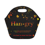 Gold Hangry Neoprene Lunch Bag