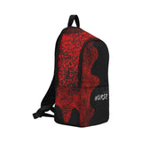 Red Speckled  Backpack