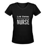 Life Saving V-neck Women's T