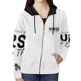 Strong Nurse Zip Up Hoodie