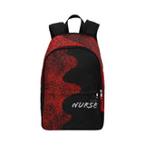 Red Speckled  Backpack