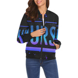 Vibrant Cozy Blue Women's Nurse. Jacket