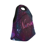 Pink & Purplish Nurse Neoprene Lunch Bag