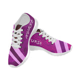 Pink Stripe Nurse Women's Sneakers