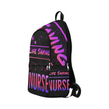 Pink & Purple Lifesaving Nurse Backpack