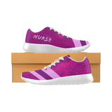Pink Stripe Nurse Women's Sneakers
