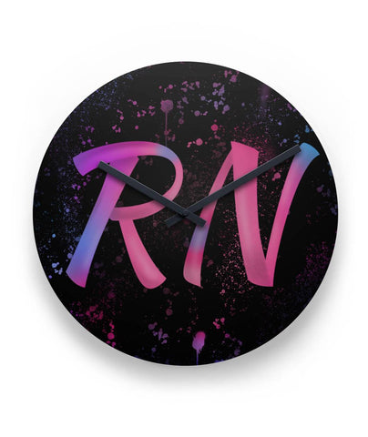 rn clock 11" Round Wall Clock