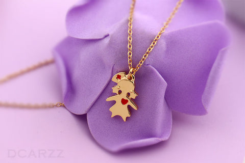 The Gold/Silver Nurse Pendant Necklace