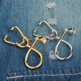 Stethoscope Brooch Pins